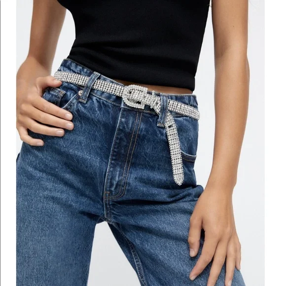 Zara | Accessories | Zara Nwt Sparkly Belt | Poshmark display picture 3